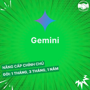 Mua Tài khoản Google AI (Gemini Advanced)