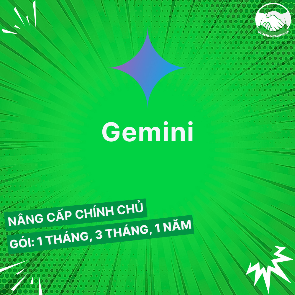 Mua Tài khoản Google AI (Gemini Advanced)