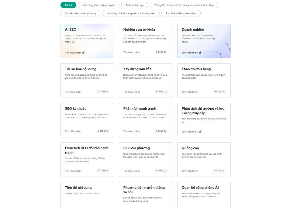 cập nhật tính năng của semrush 2026