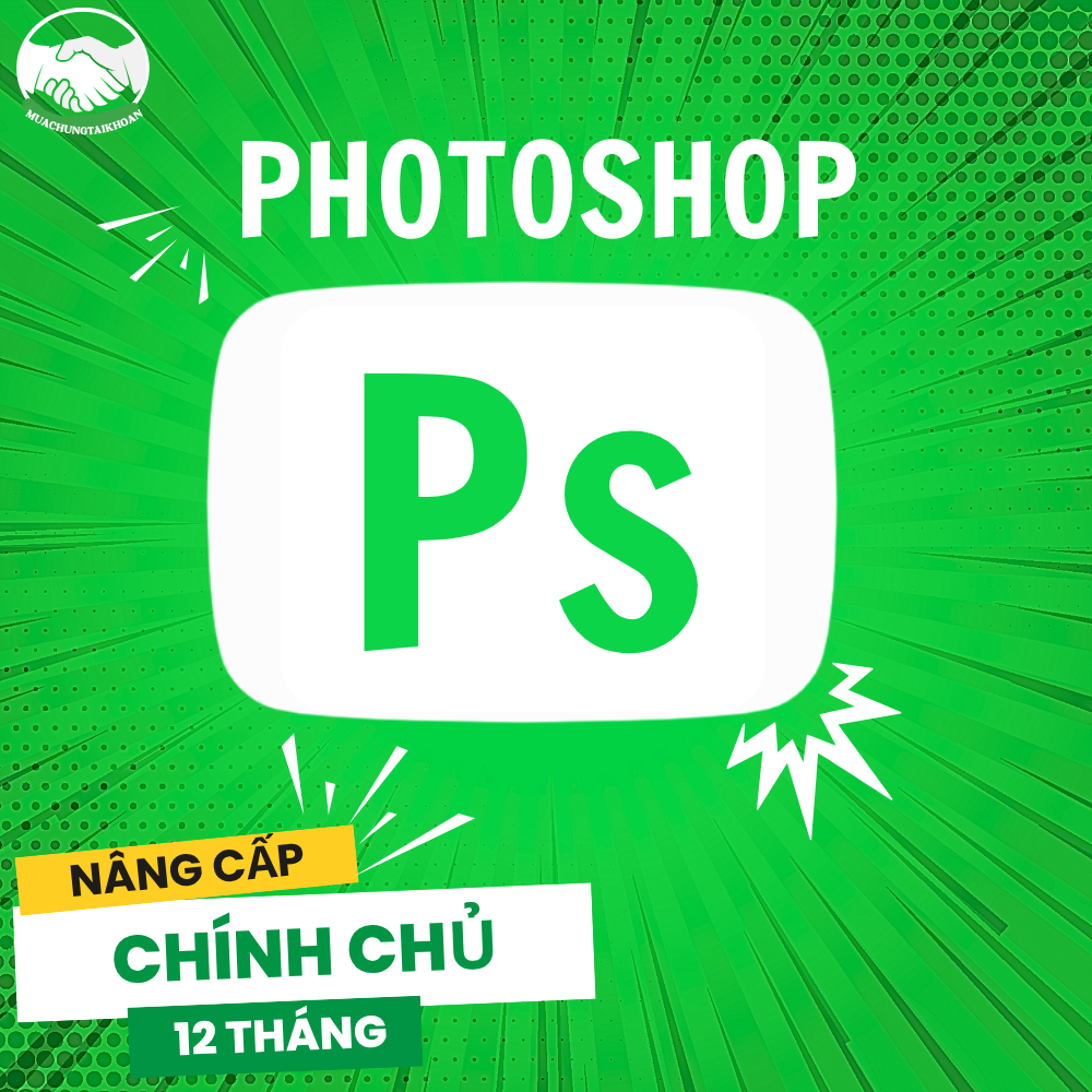 Mua tài khoản Photoshop