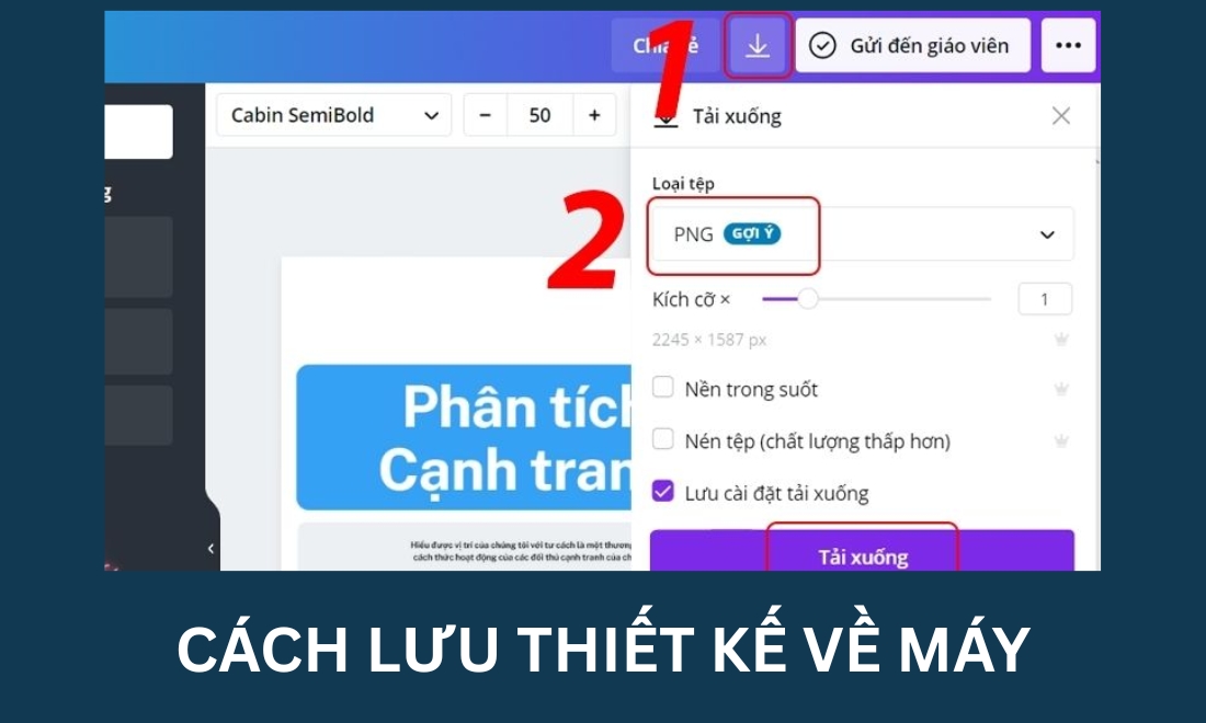 Tạo tài khoản Canva & Khám phá kho thiết kế khổng lồ miễn phí 3 Cách lưu thiết kế về máy