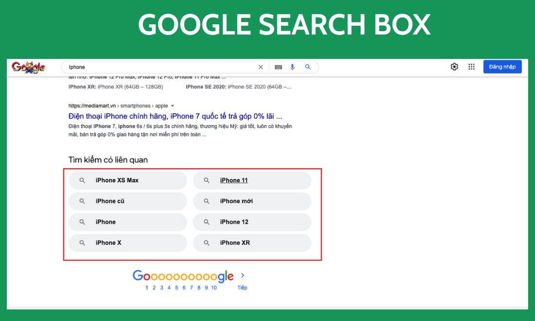 25+ Công Cụ Nghiên Cứu Từ Khóa SEO (Gồm Miễn Phí & Trả Phí) 6 google search