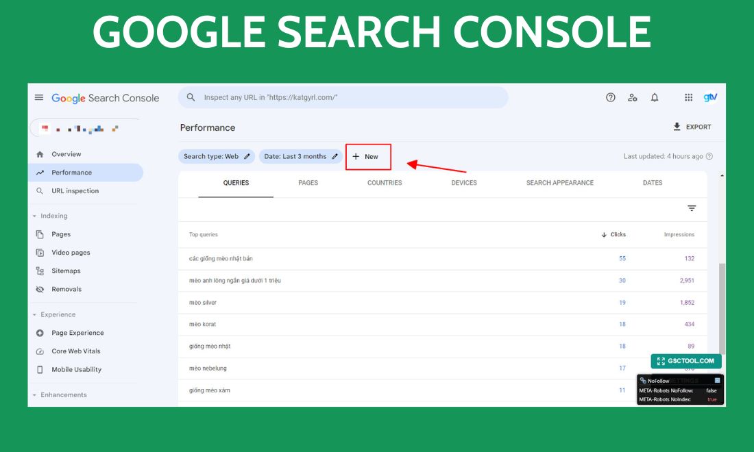 25+ Công Cụ Nghiên Cứu Từ Khóa SEO (Gồm Miễn Phí & Trả Phí) 10 Đừng bỏ quên Google Search Console khi nghiên cứu và xây dựng bộ keyword