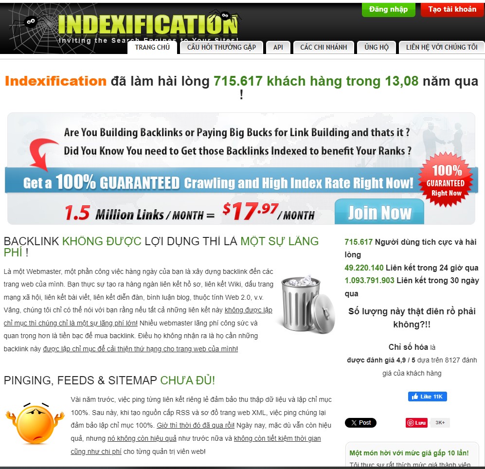 Mua chung Indexification Group Buy theo tháng giá rẻ