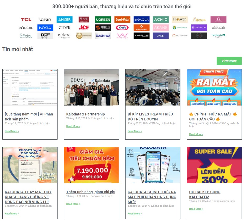 REVIEW ĐÁNH GIÁ KALODATA