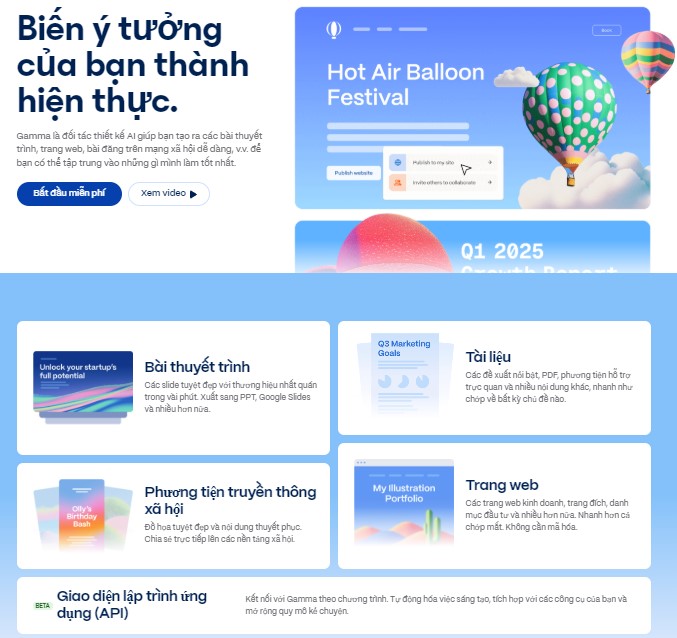 mua Tài khoản Gamma AI Pro giá rẻ