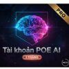 Tài khoản Poe AI Premium, tool đi kèm chatgpt 4plus 2 Tài khoản Poe AI Premium giá rẻ