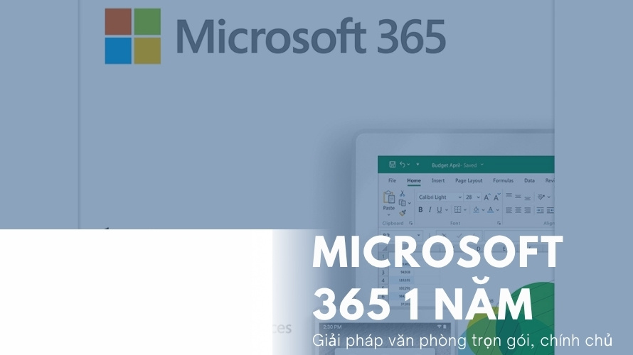 Microsoft 365 1 năm - Giải pháp văn phòng trọn gói, chính chủ