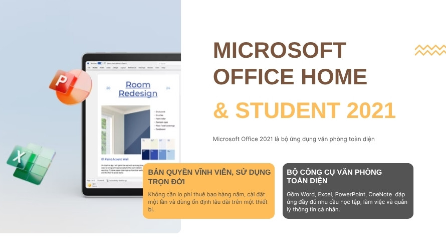 Phần mềm Microsoft Office Home & Student 2021 toàn diện 1 Microsoft Office Home & Student 2021 là gì?