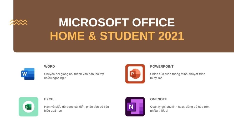 Phần mềm Microsoft Office Home & Student 2021 toàn diện 2 Tính năng nổi bật của Microsoft Office Home & Student 2021
