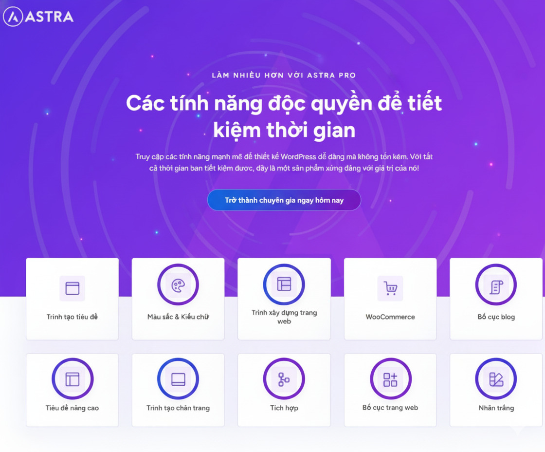 Mua Theme Astra Pro MCTK