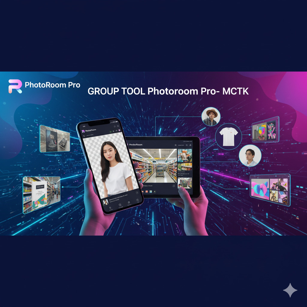 Mua chung group buy Photoroom các góiPro, Business - API