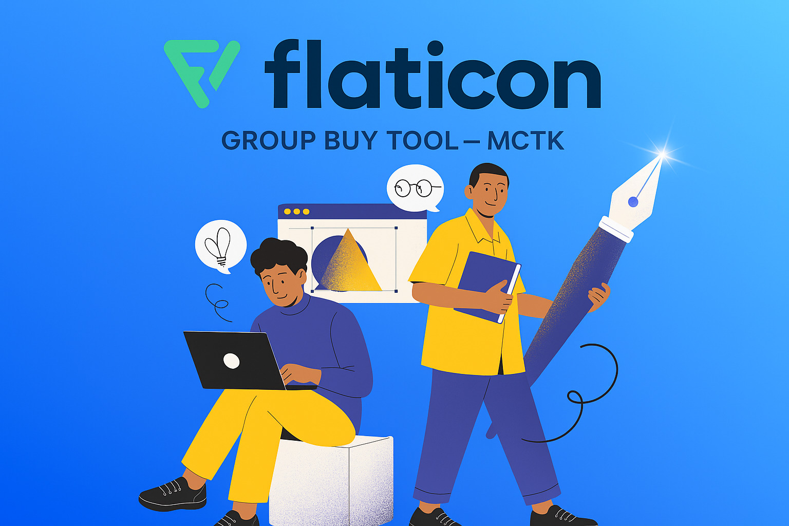 Mua tài khoản Flaticon MCTK