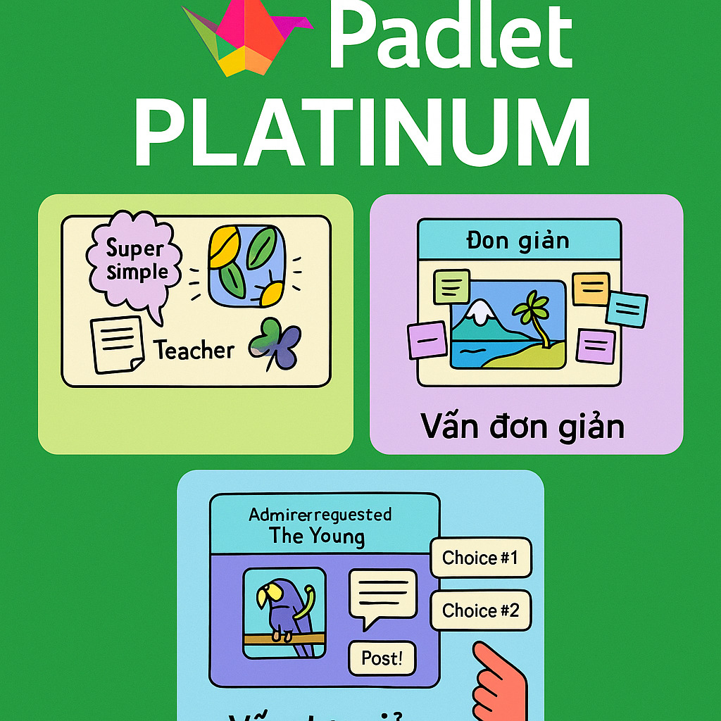 Nâng cấp Tài khoản Padlet giá rẻ 1 năm 1 Nâng cấp Padlet giá rẻ 1 năm MCTK