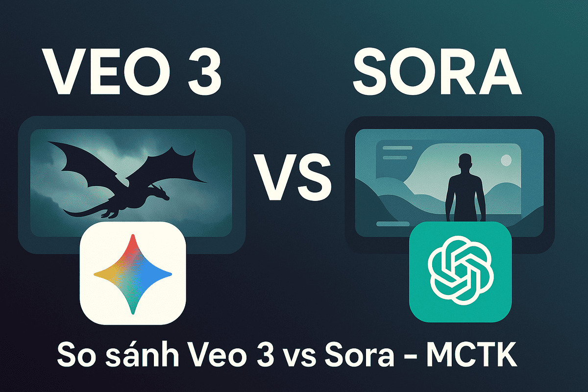 So sánh Veo 3 vs Sora - MCTK