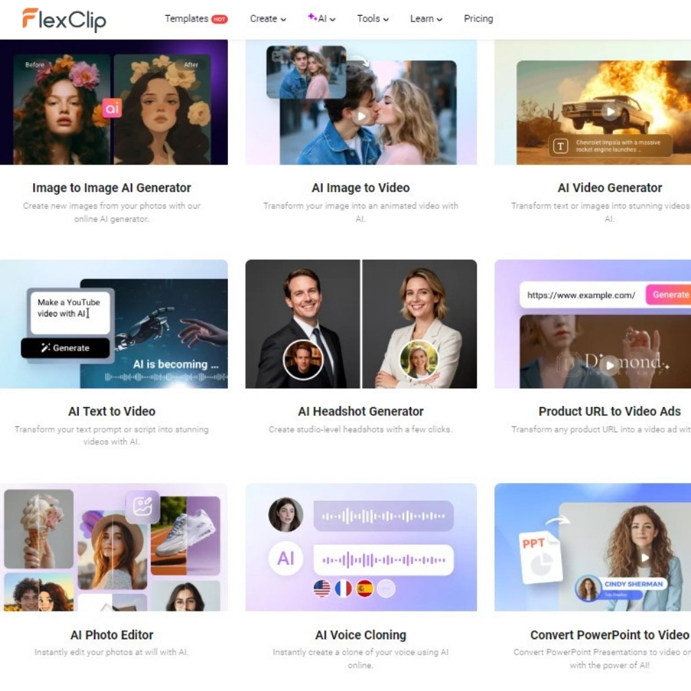 Tài khoản Flexclip có bảo hành trọn gói