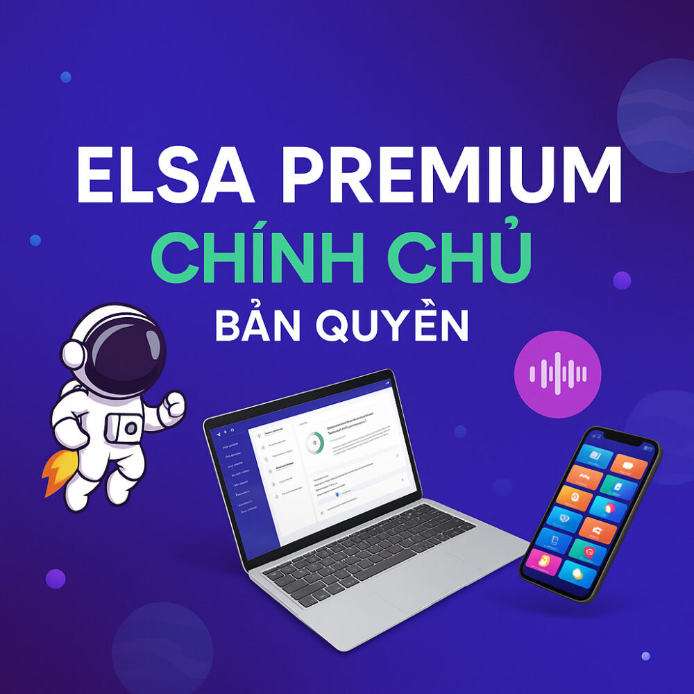 ELSA Premium 1 Năm Chính Chủ