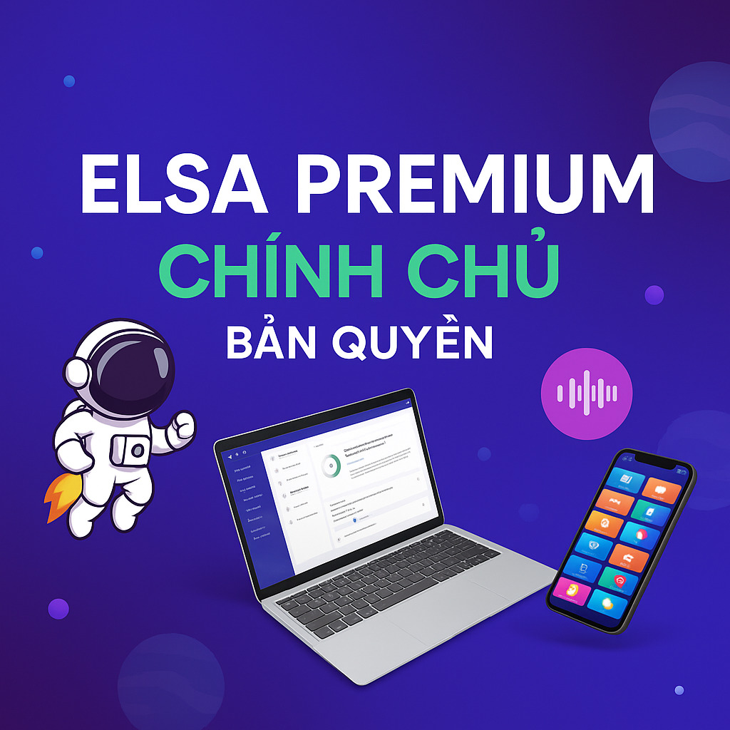 ELSA Premium 1 Năm Chính Chủ