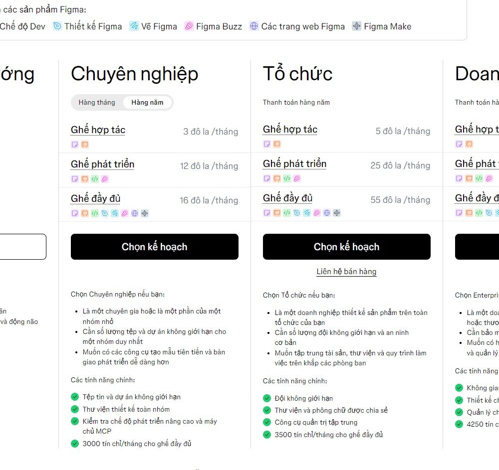 Tài khoản Figma Edu 1 năm